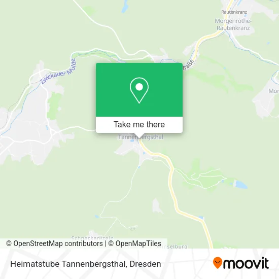 Карта Heimatstube Tannenbergsthal