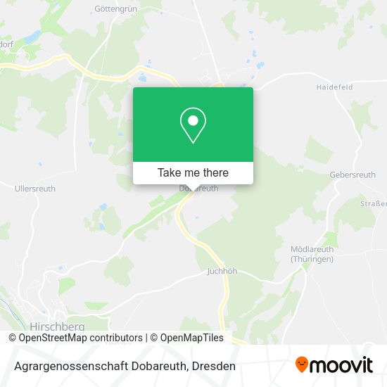 Карта Agrargenossenschaft Dobareuth