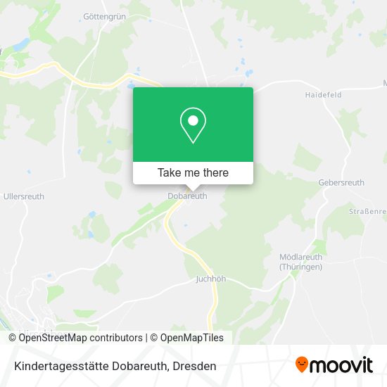 Карта Kindertagesstätte Dobareuth
