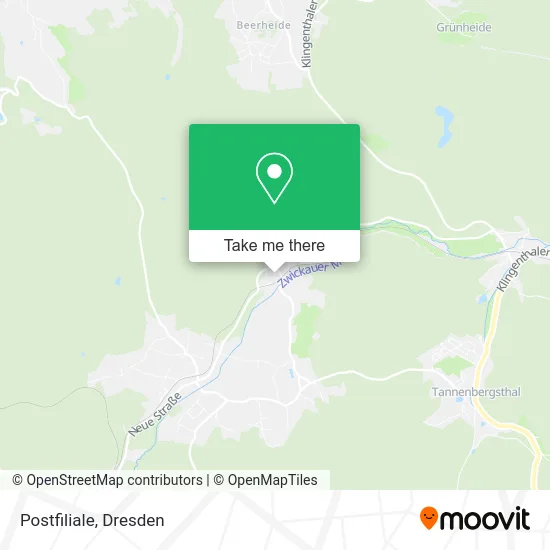 Карта Postfiliale