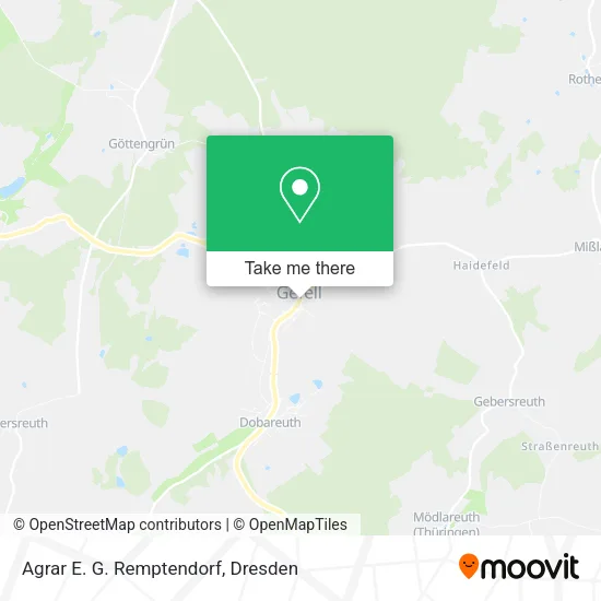 Карта Agrar E. G. Remptendorf