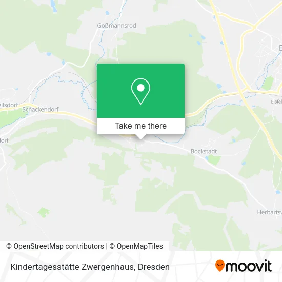 Карта Kindertagesstätte Zwergenhaus