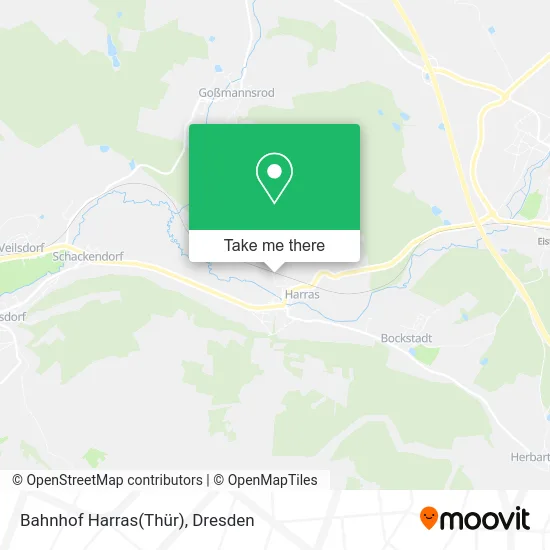 Карта Bahnhof Harras(Thür)