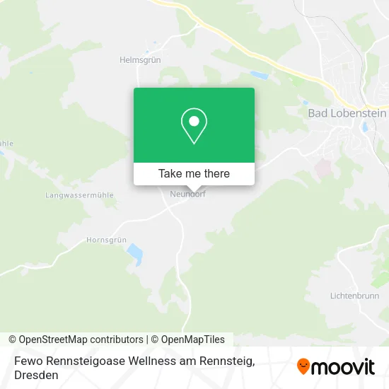 Карта Fewo Rennsteigoase Wellness am Rennsteig