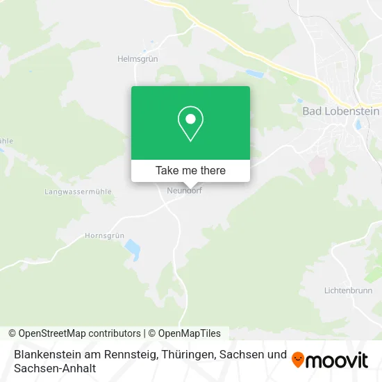 Карта Blankenstein am Rennsteig