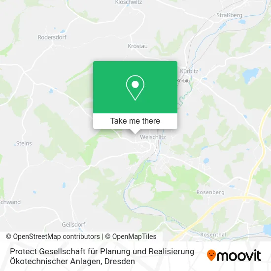 Карта Protect Gesellschaft für Planung und Realisierung Ökotechnischer Anlagen