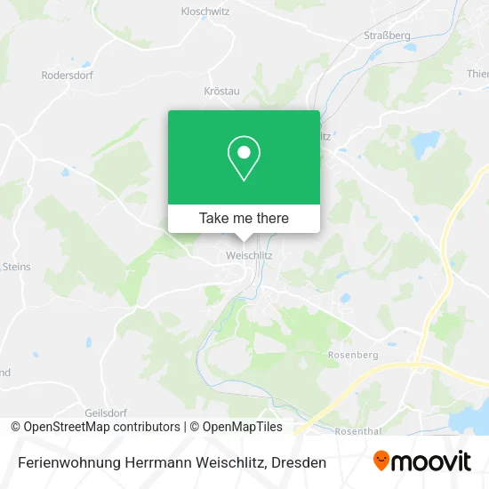Ferienwohnung Herrmann Weischlitz map