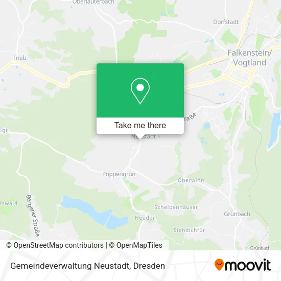 Карта Gemeindeverwaltung Neustadt