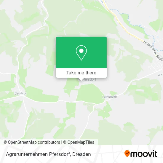 Agrarunternehmen Pfersdorf map