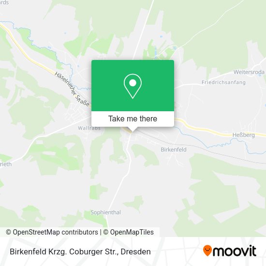 Карта Birkenfeld Krzg. Coburger Str.