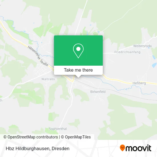 Карта Hbz Hildburghausen