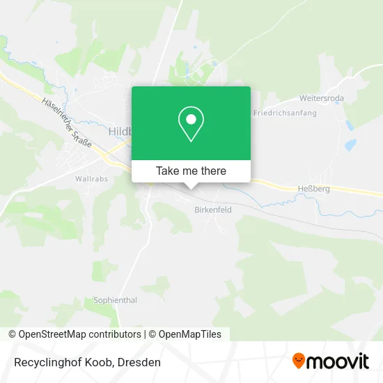 Карта Recyclinghof Koob