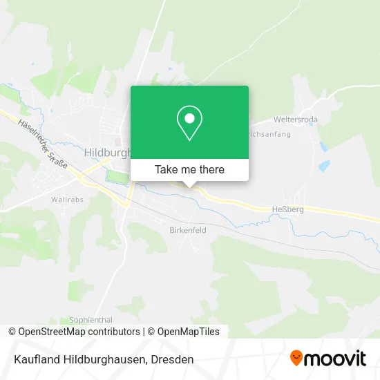 Карта Kaufland Hildburghausen