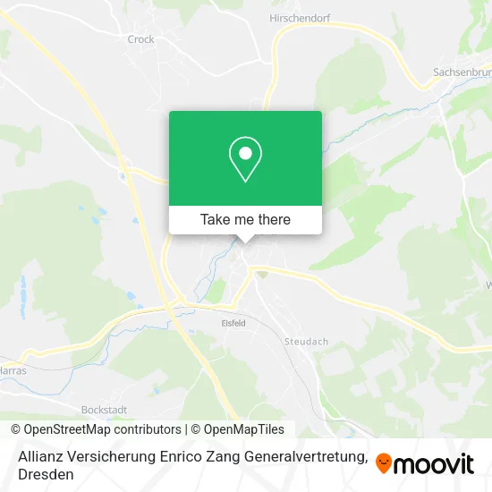 Карта Allianz Versicherung Enrico Zang Generalvertretung