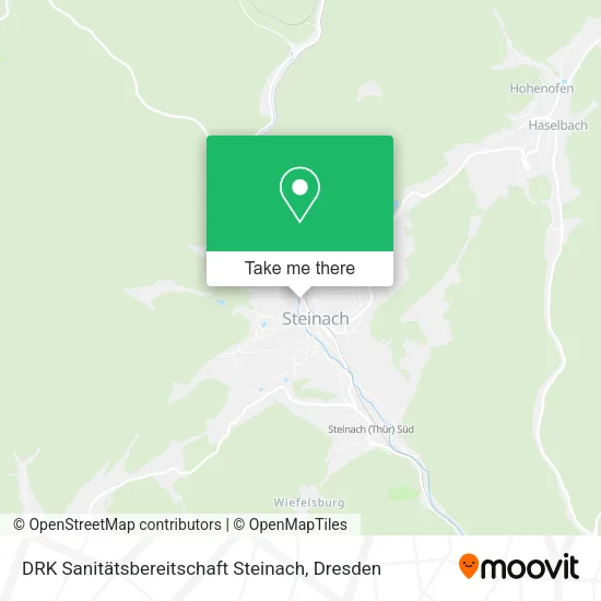 Карта DRK Sanitätsbereitschaft Steinach
