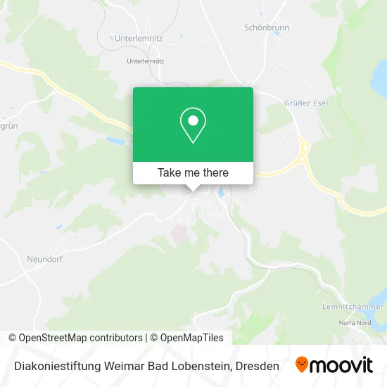 Карта Diakoniestiftung Weimar Bad Lobenstein
