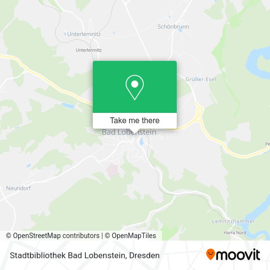 Карта Stadtbibliothek Bad Lobenstein