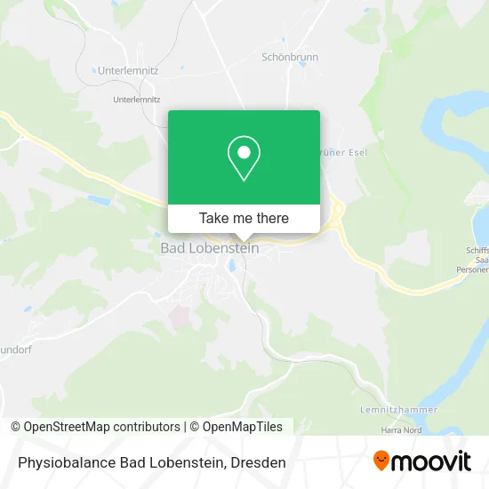 Карта Physiobalance Bad Lobenstein