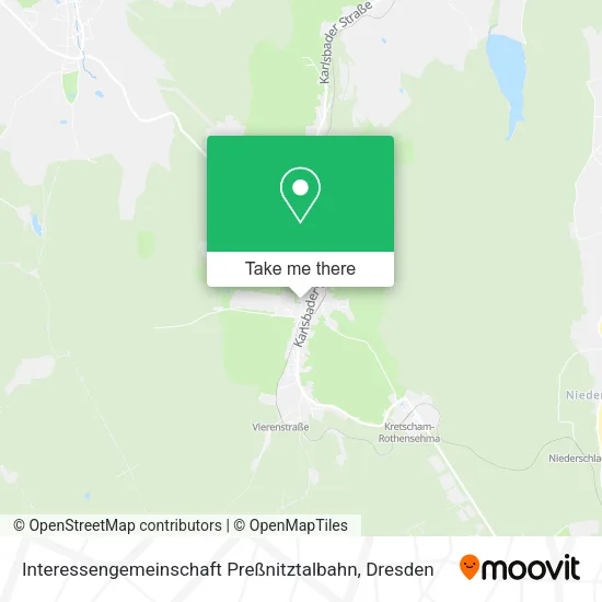 Карта Interessengemeinschaft Preßnitztalbahn