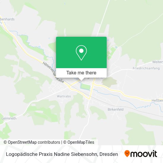 Карта Logopädische Praxis Nadine Siebensohn