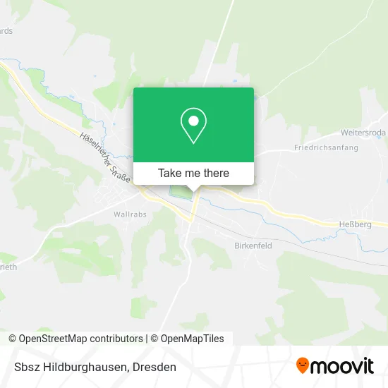 Карта Sbsz Hildburghausen