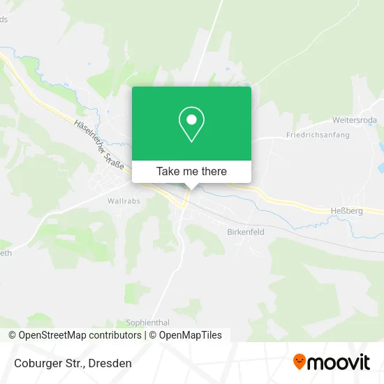 Карта Coburger Str.