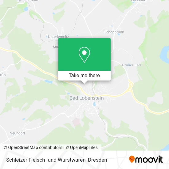 Карта Schleizer Fleisch- und Wurstwaren