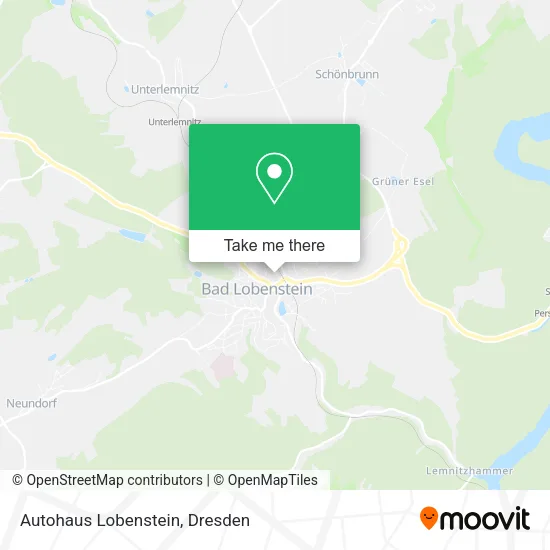 Карта Autohaus Lobenstein
