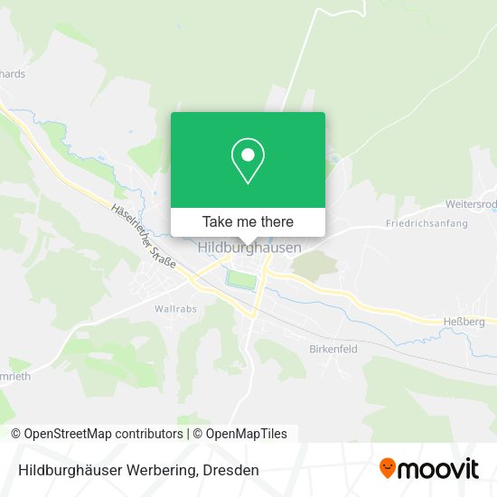 Карта Hildburghäuser Werbering