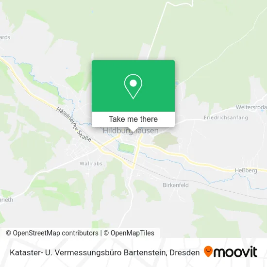 Карта Kataster- U. Vermessungsbüro Bartenstein
