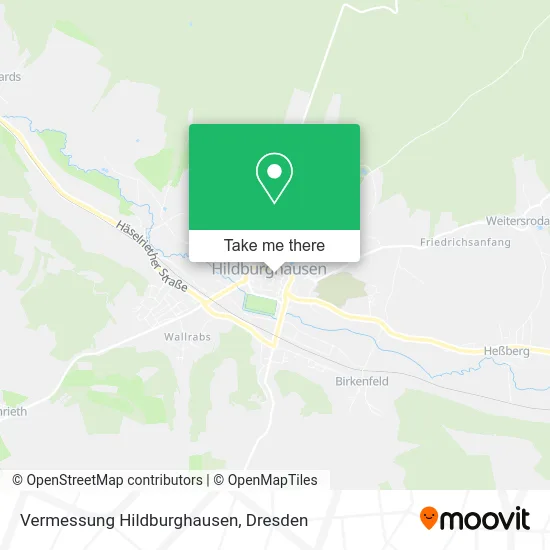 Карта Vermessung Hildburghausen