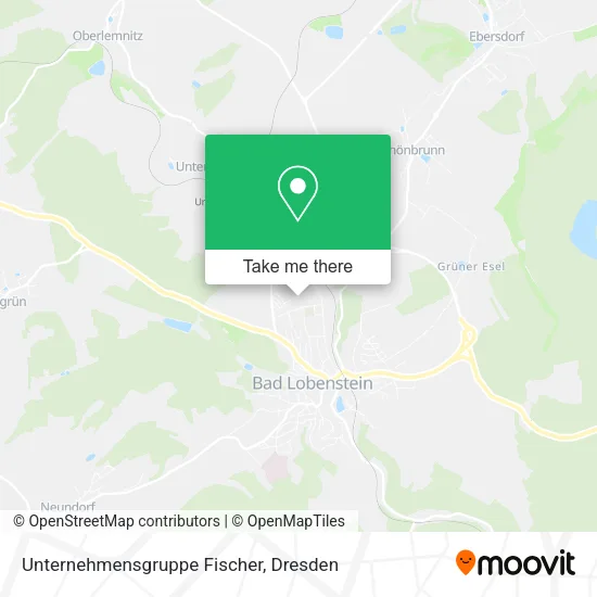 Карта Unternehmensgruppe Fischer