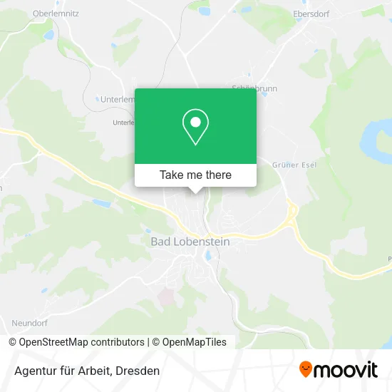 Карта Agentur für Arbeit