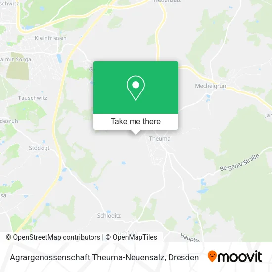 Карта Agrargenossenschaft Theuma-Neuensalz