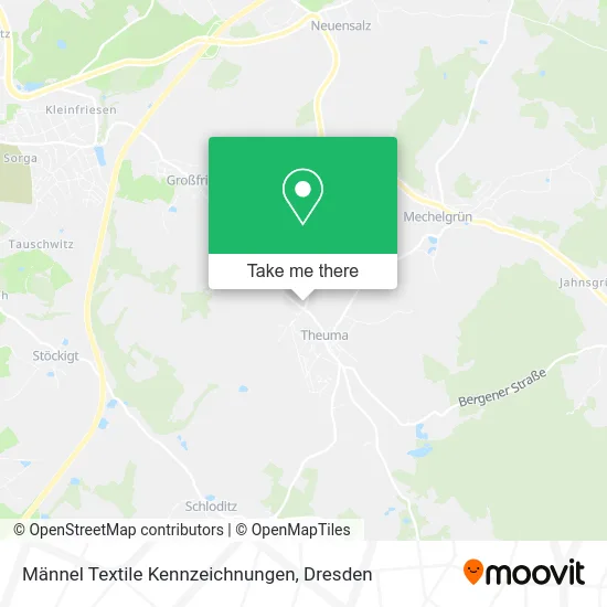 Карта Männel Textile Kennzeichnungen