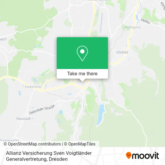 Карта Allianz Versicherung Sven Voigtländer Generalvertretung