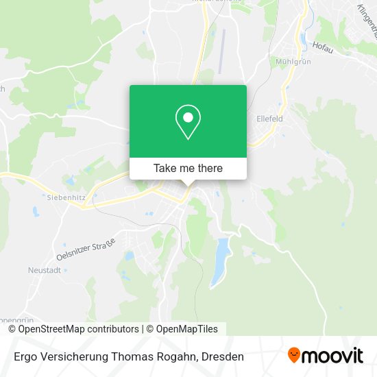 Карта Ergo Versicherung Thomas Rogahn