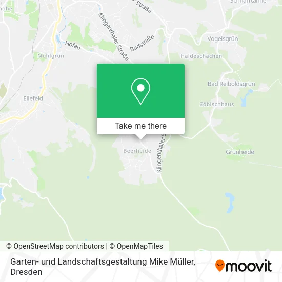 Карта Garten- und Landschaftsgestaltung Mike Müller