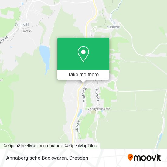 Карта Annabergische Backwaren