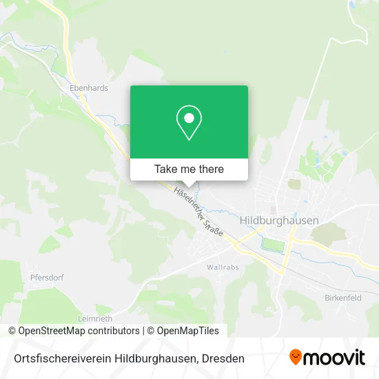 Карта Ortsfischereiverein Hildburghausen