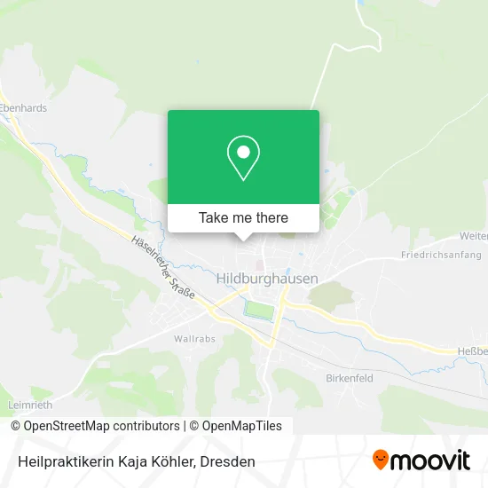 Карта Heilpraktikerin Kaja Köhler