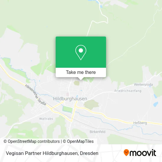 Карта Vegisan Partner Hildburghausen