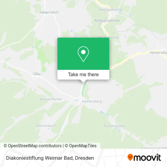 Карта Diakoniestiftung Weimar Bad