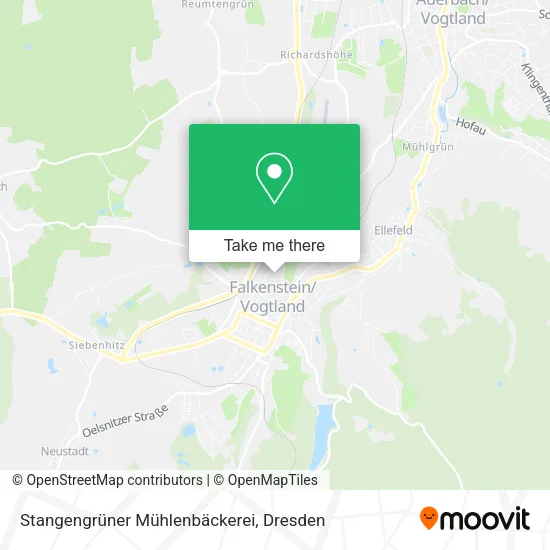 Карта Stangengrüner Mühlenbäckerei
