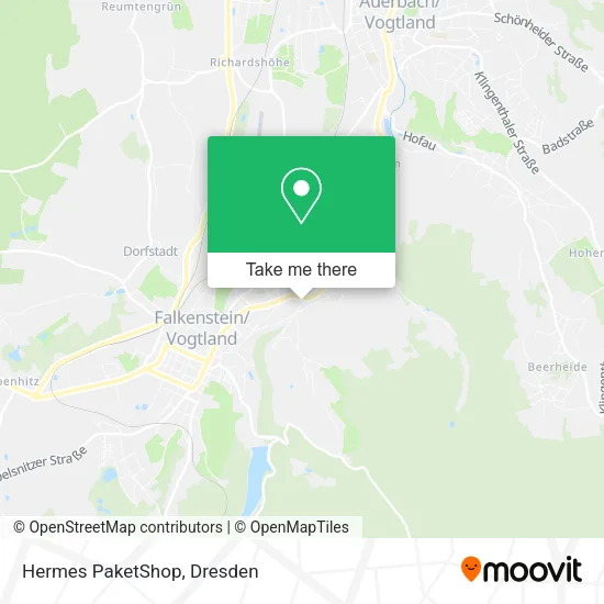 Карта Hermes PaketShop