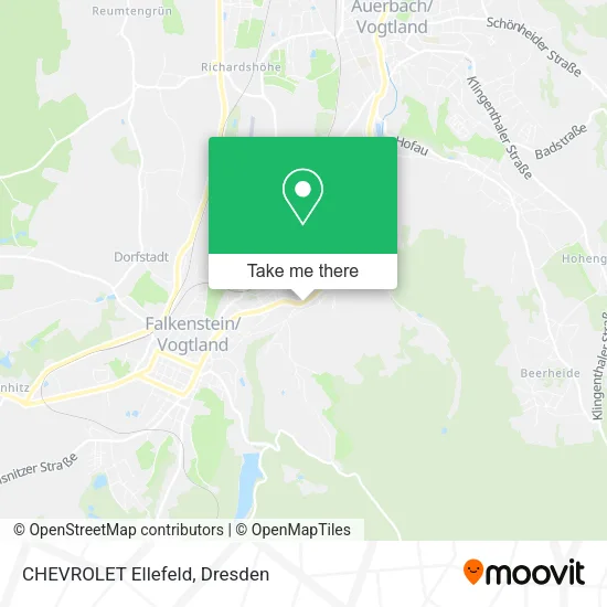 Карта CHEVROLET Ellefeld