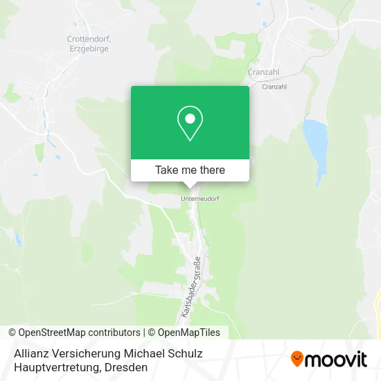 Карта Allianz Versicherung Michael Schulz Hauptvertretung