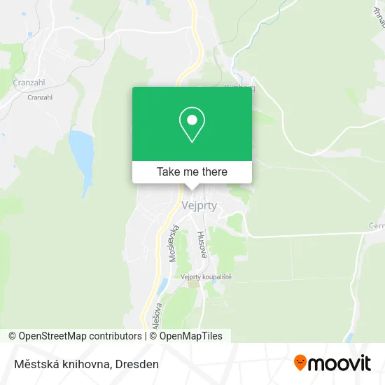Městská knihovna map