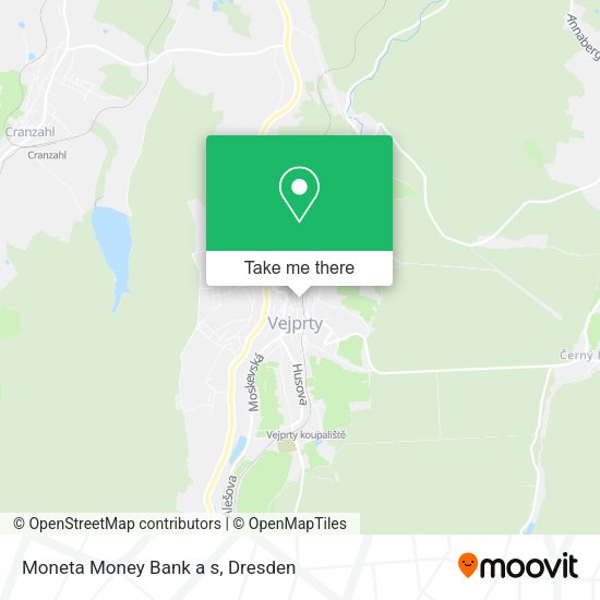 Карта Moneta Money Bank a s