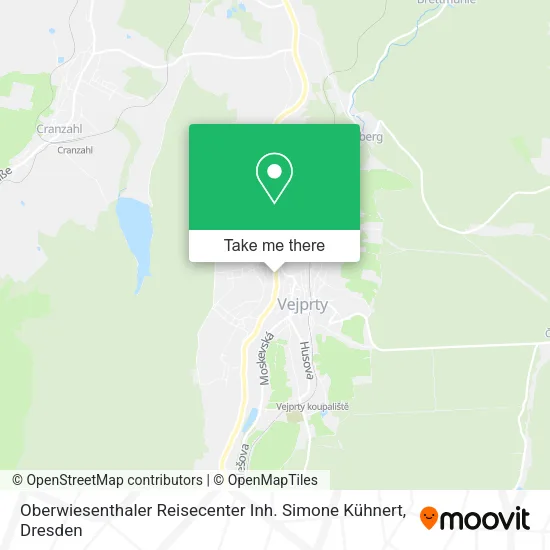 Карта Oberwiesenthaler Reisecenter Inh. Simone Kühnert